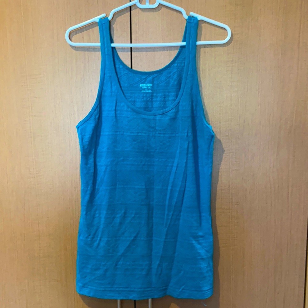 DONATED. Mossimo Supply Co. tank top.  Teal. Size L/G.
